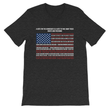 Load image into Gallery viewer, Rights and Freedoms Unisex Tee