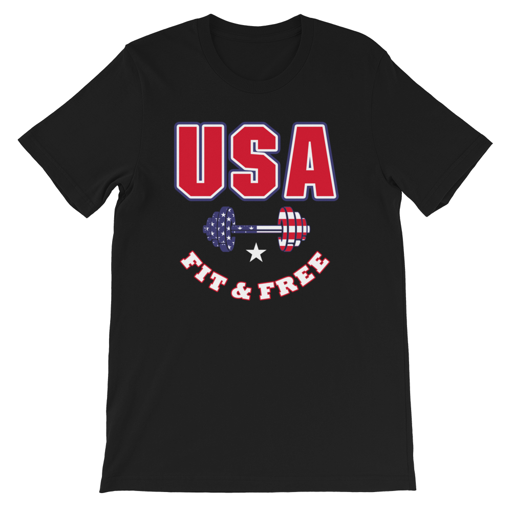 USA Fit & Free Unisex Tee