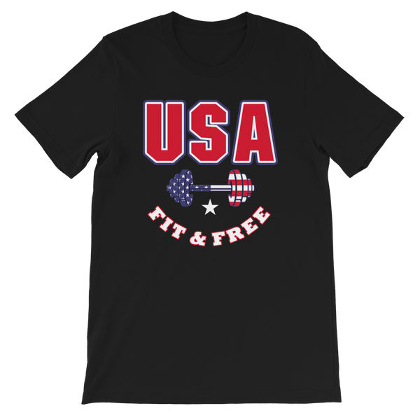 USA Fit & Free Unisex Tee