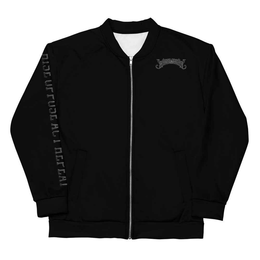 Roar Unisex Bomber Jacket - Black