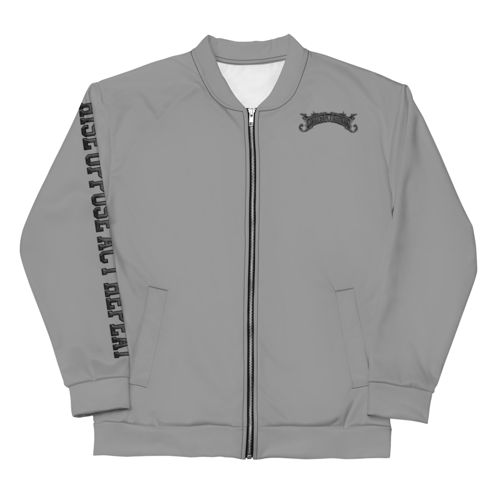 Roar Unisex Bomber Jacket - Gray