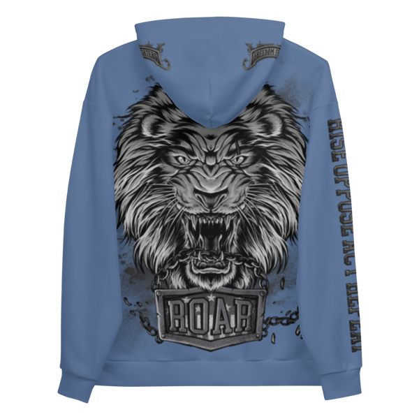 Roar Unisex Hoodie - Blue