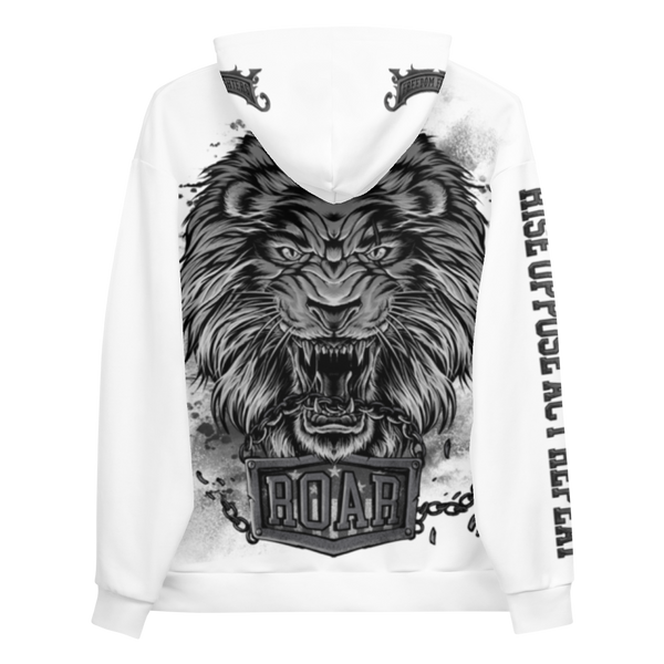 Roar Unisex Hoodie - White