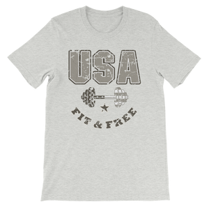 USA Fit & Free Unisex Tee | Washed