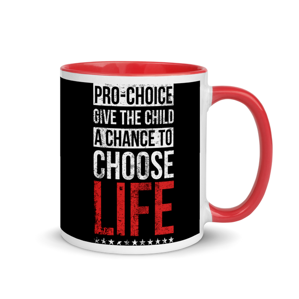 Choose Life Color Splash Mug