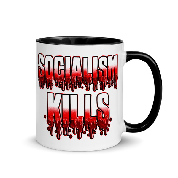 Socialism Kills Color Splash Mug