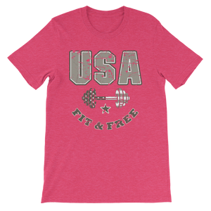 USA Fit & Free Unisex Tee | Washed