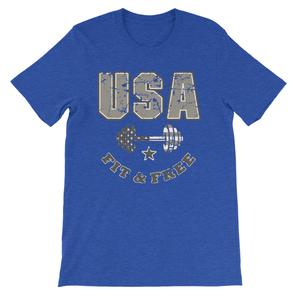 USA Fit & Free Unisex Tee | Washed