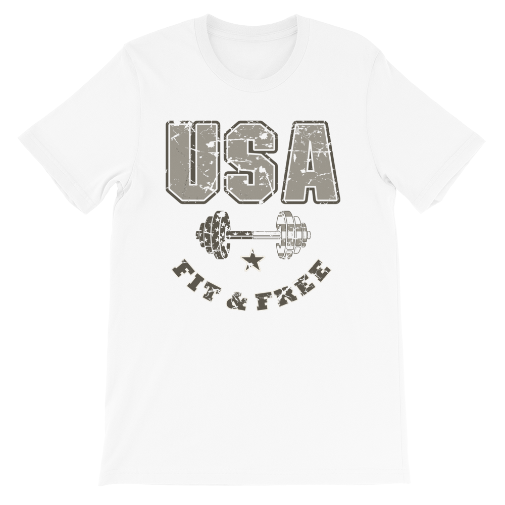 USA Fit & Free Unisex Tee | Washed