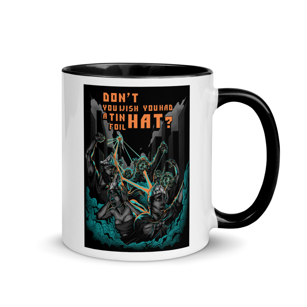 Tin Foil Hat Color Splash Mug