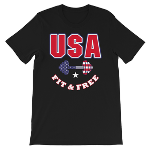 USA Fit & Free Unisex Tee