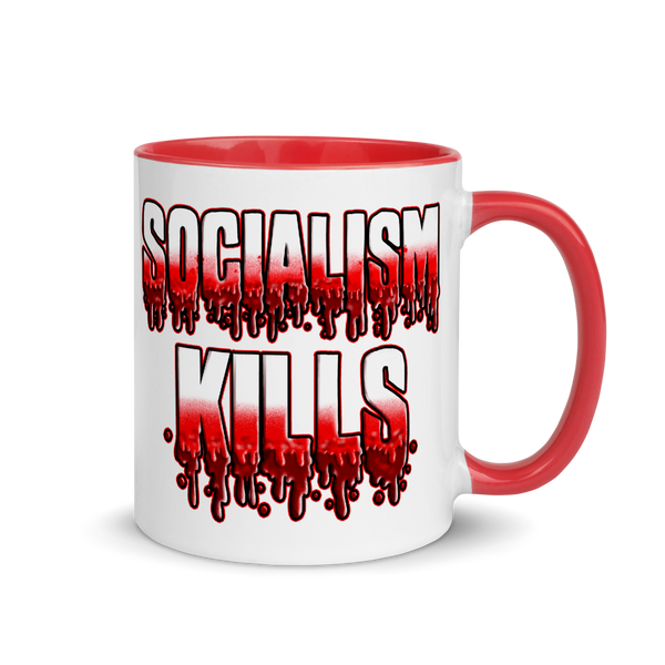 Socialism Kills Color Splash Mug