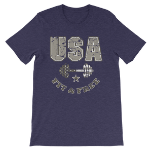 USA Fit & Free Unisex Tee | Washed