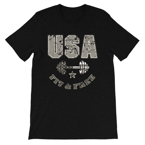 USA Fit & Free Unisex Tee | Washed