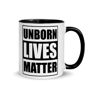 Unborn Lives Matter Color Splash Mug