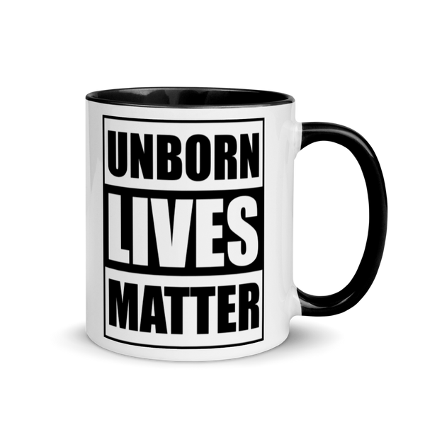 Unborn Lives Matter Color Splash Mug