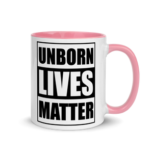 Unborn Lives Matter Color Splash Mug
