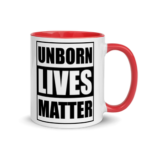Unborn Lives Matter Color Splash Mug