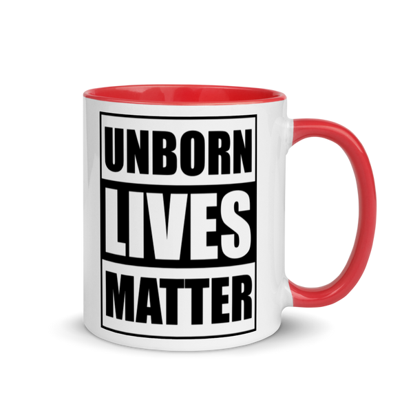Unborn Lives Matter Color Splash Mug