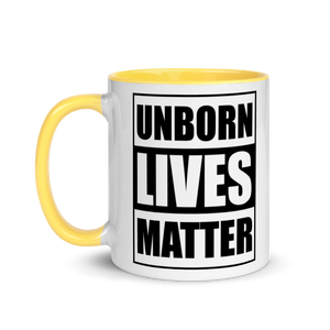 Unborn Lives Matter Color Splash Mug