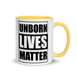 Unborn Lives Matter Color Splash Mug
